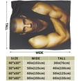 thumbnail image 3 of Vin Diesel Blanket Bedding Fleece Blanket Soft Throw Blankets Lightweight Anti-Static Blanket - 3 Sizes, 3 of 5