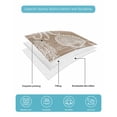 thumbnail image 4 of Full Size Quilt Bedding Set, Brown Coastal Reversible Summer Quilt 3 Pieces, Nautical Coral Starfish Shell Octopus Sea Lightweight Bedspreads Coverlets with 2 Pillow Shams for All Seasons, 4 of 5