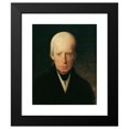 thumbnail image 2 of Friedrich von Amerling 12x14 Black Modern Framed Museum Art Print Titled - Emperor Franz I of Austria (1832), 2 of 5