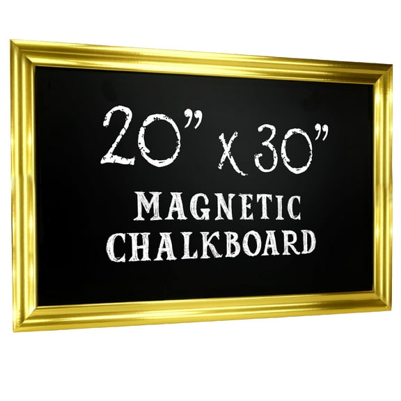 Excello Global Products 20" x 30" Gold Framed Chalkboard - Gold - EGP-HD-0371-OS