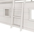 thumbnail image 5 of Farmhouse Twin Low Loft with 2 Windows, White Wash, 5 of 9