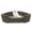Gray, variant on Oversized Size Oval Semi-Enclosed Dog Sofa - Durable Linen Material, Button-Tufted Backrest, High-Center Low-Sides Support& Plush Comfort (Gray)