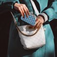 thumbnail image 5 of Mini monedero de lona con lunares, estilo étnico retro, para mujer con bolso pequeño. Tipo: estilo 3;, 5 of 5