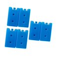 thumbnail image 4 of 6 bloques de hielo reutilizables para enfriar alimentos y bebidas en el congelador. Azul, 4 of 8