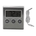 thumbnail image 1 of Highly Accurate Digital Refrigerator Thermometer, In-Outdoor Temperature Sensor For Safe Storage Monitoring In Home Kitchens And Commercial Spaces, 1 of 5