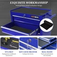 thumbnail image 4 of Seizeen Tool Box for Garage Organization, Heavy-Duty Red Tool Chest 5 Storage Drawer, Rooling Tool Cart Lockable for Repair Shop, Smooth Ball-Bearing Drawers, 4 of 7