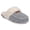 grey, variant on Gaahuu womens cozee fleece faux shearling banded memory foam mocassin scuff slipper