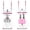 Pink + ABS+Rubber+Steel (Q235)+1, variant on LIANGKA Pink 2 In 1 Stair Stepper And Ab Workout Machine