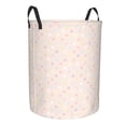 thumbnail image 2 of Balery Colorful Dots Round Laundry Basket with Handles Waterproof Freestanding Laundry Hamper for Clothes Toys in the Dorm and Family-, 2 of 8