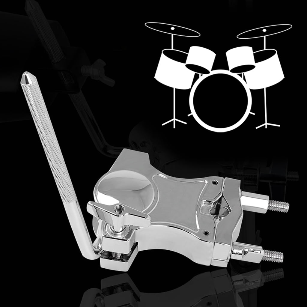 Yokua Single L Rod Mount Clamp Mounting Bracket Zinc Alloy Drum Parts Extension Clip