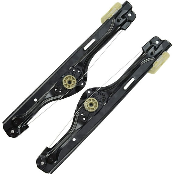 A-Premium Window Regulator Without Motor Compatible with BMW F15 F85 X5 2014-2018 Rear Left and Right 2-PC