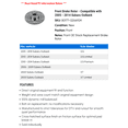 thumbnail image 2 of Front Brake Rotor - Compatible with 2005 - 2014 Subaru Outback 2006 2007 2008 2009 2010 2011 2012 2013, 2 of 2