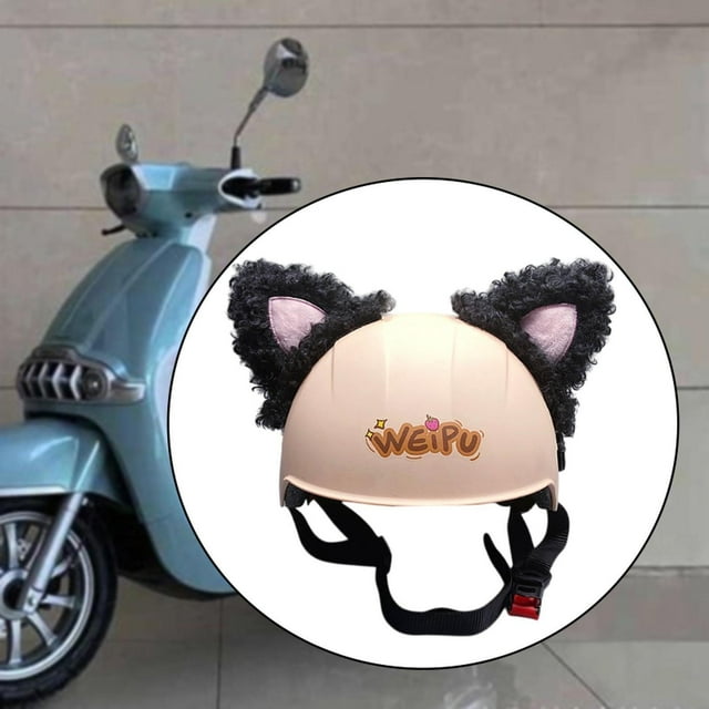 Accesorios para cascos Sharpla decoración orejas de gato negro