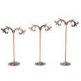 thumbnail image 2 of Tachiuwa 3x "T" Earring Display Stand- Earring Stand Jewelry Photography Display For Show Copper-Wave, 2 of 9