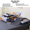 thumbnail image 4 of OKKEEY Twin Bed in a Bag Bedding Sets for Boys, 6 Pcs Construction Truck Theme Comforter Set, All Season, Car Excavator Tractor Room Bedding Gift for Kids Teens, 4 of 10