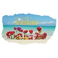 thumbnail image 2 of Watercolor Decal You Are My Sunshine Bedroom Wall Decal for Children Vibrant Floral Sea View Background Art Cute Themed Room Décor - Size: 20 In x 12 In, 2 of 5