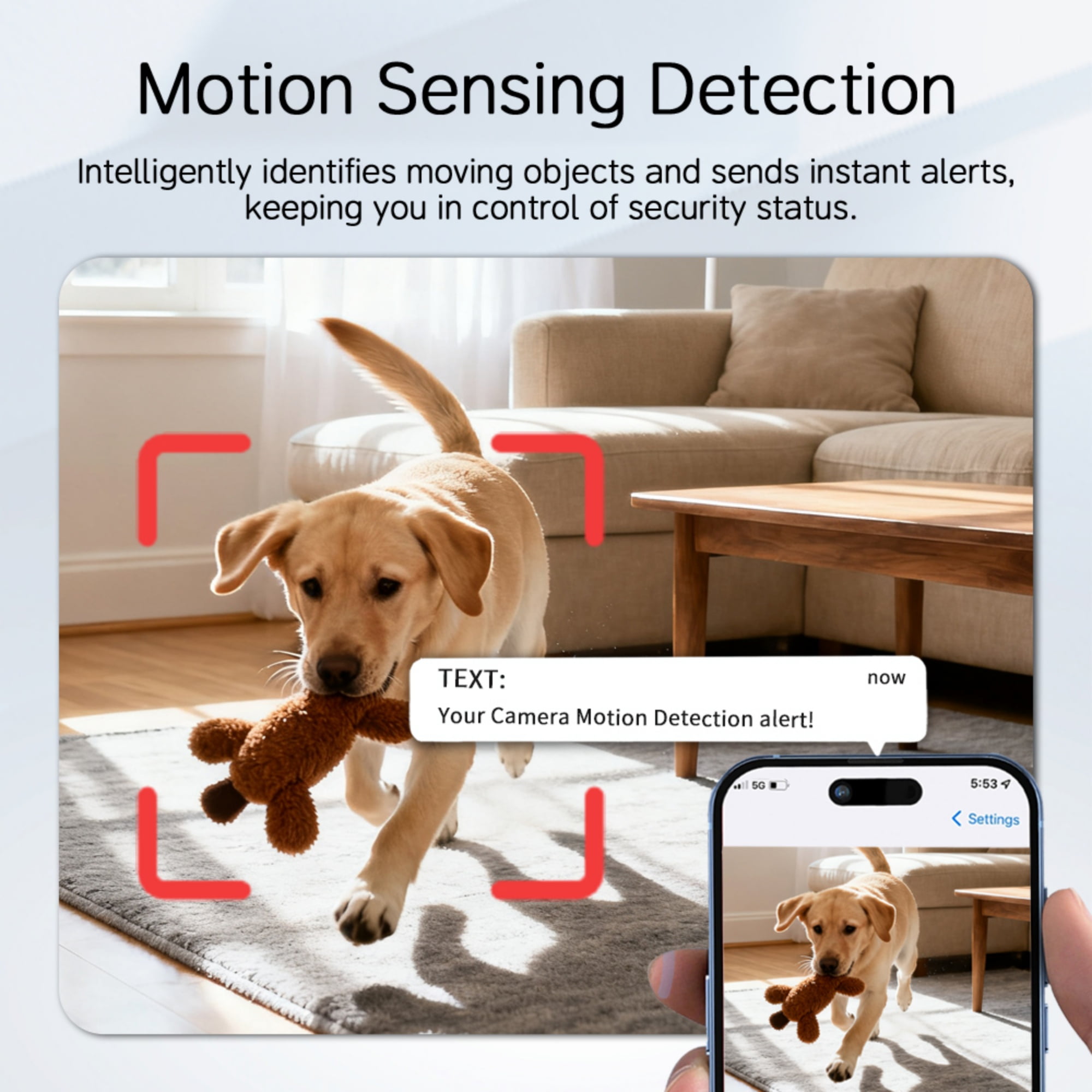 O-KAM Pro Security Camera - 1080P Wireless Outdoor Camera with Night Vision, Motion Detection & 64GB SD Card