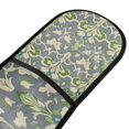 thumbnail image 4 of Yayeee Double Oven Mitt Kitchen Heat Resistant Baking 35" x7" Quilted Glove, Beige Floral, 4 of 6