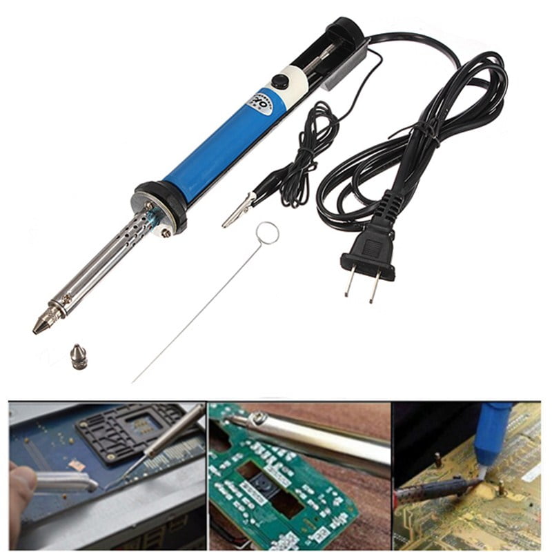 2 In 1 220V Iron Soldering Gun PCB Solder Sucker Desoldering PUMP