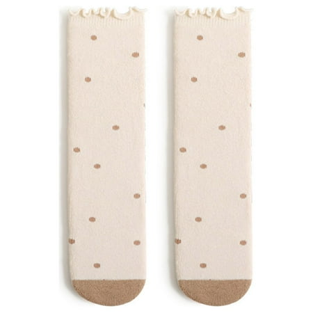 

Baby Toddler Soft Socks Babies And Children Thick Warm Knee-Length Loose Hose Socks