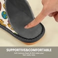 thumbnail image 6 of IAUYY Memory Foam House Slippers Suitable for Both Men and Women. Comfortable, Anti-Slip Plush Flat-Bottomed Slippers The Best Holiday Gift Retro Hippie Logo, 6 of 9