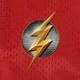 thumbnail image 5 of Justice League Movie Flash Logo Mens Lined Mesh Shorts, Red, Medium, 5 of 6