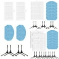 thumbnail image 3 of Replacement Parts for MAMNV BR151,for ZCWA BR151,for MANVINS G20,for Kilgone G20,for ONSON BR151,for MANVN BR151,for ZC WAS BR151,for iMartine BR151 Robot Vacuum,10 Side Brush,6 Mop Pad,6 Filter, 3 of 5
