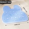 thumbnail image 5 of Shower Foot Scrubber Mat with Non-Slip Suction Cups, Shower Foot and Back Scrubber,Foot Spa Brush for Cleaning & Exfoliating, Foot Points Reflexology Mat for Relax Your Feet,12X12.8 Inch,Blue, 5 of 9
