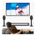 thumbnail image 6 of Simple Curtain Home Projector Curtain Folding Projection Screen Curtain 100 Inches 16:9 (width 2.2*height 1.23) Meters ,Wrinkle-Resistant Design, 6 of 8