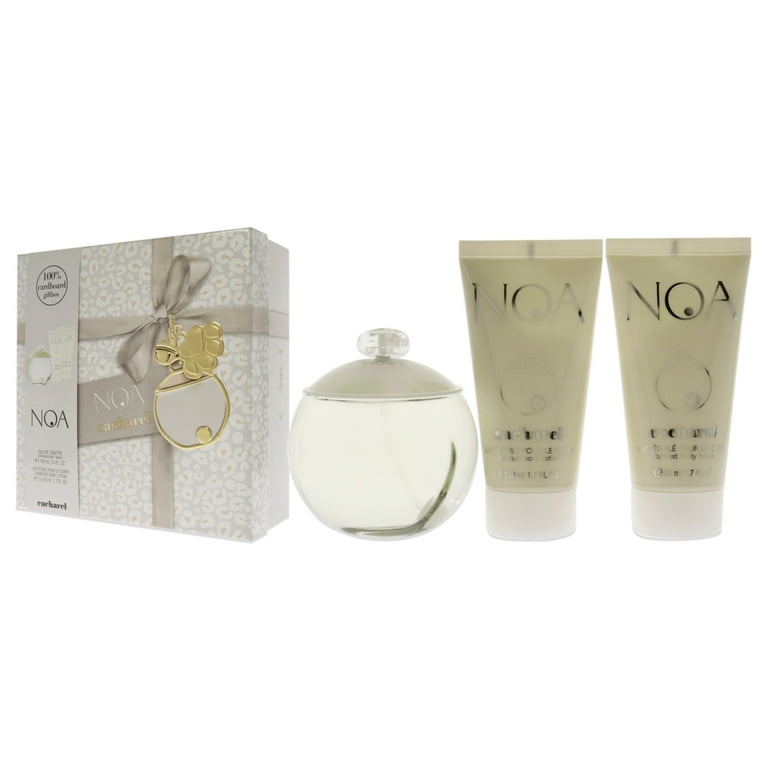 Cacharel Noa 3 Pc Gift Set - 3.4oz EDT Spray, 2 x 1.7oz Perfumed 