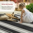 thumbnail image 5 of Romy Striped Indoor/Outdoor Area Rug, 4' x 6', Montana Black, 5 of 9