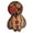 Red, variant on Red Halloween Wooden Wall Sign with Voodoo Doll and Witchcraft Art - Sturdy Wood Material - Simple to Install for Spooky Home Accents - Great for Festive Gatherings - Red