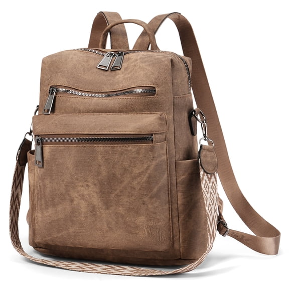 GOIACII Women Backpacks PU Leather Backpacks Purse Convertible Ladies Crossdody Bag Work Travel Handbags
