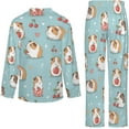 thumbnail image 5 of Top-kevin Cute Sea Fish Women's Long-Sleeve Shirt And Full-Length Bottom Pajama Set, 5 of 12