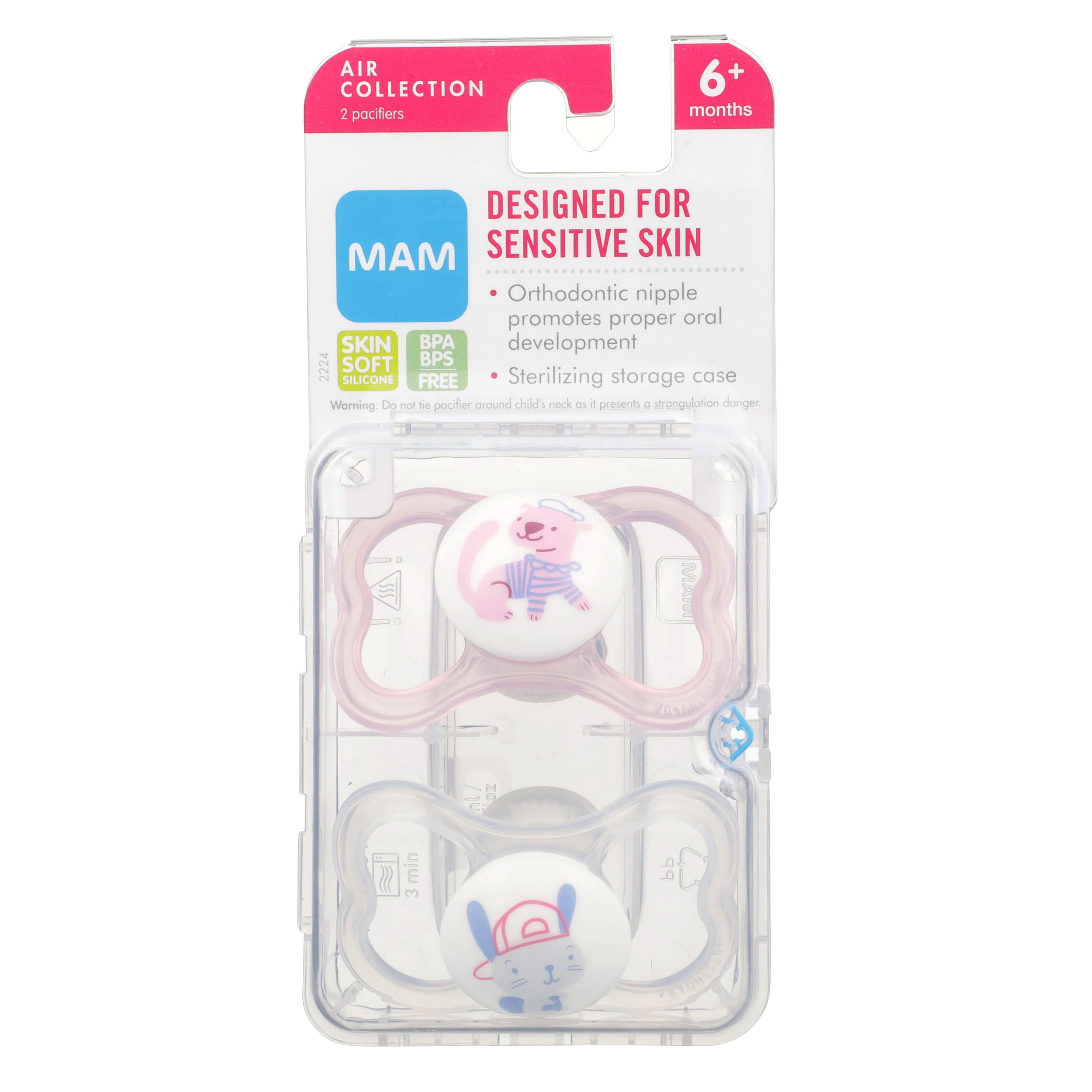 mam sensitive skin pacifier