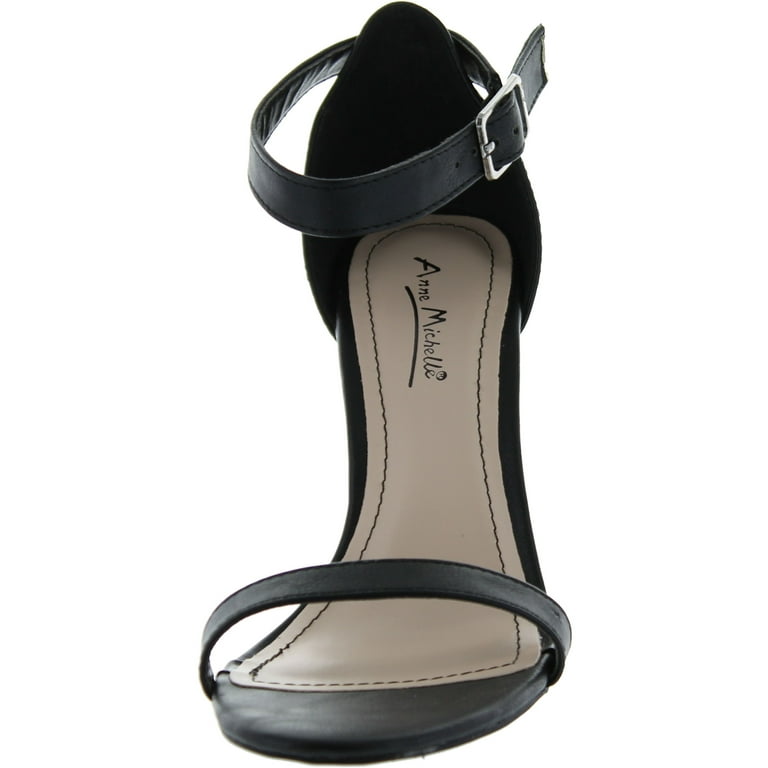 Anne Michelle Womens Enzo 01N Pumps Shoes Black