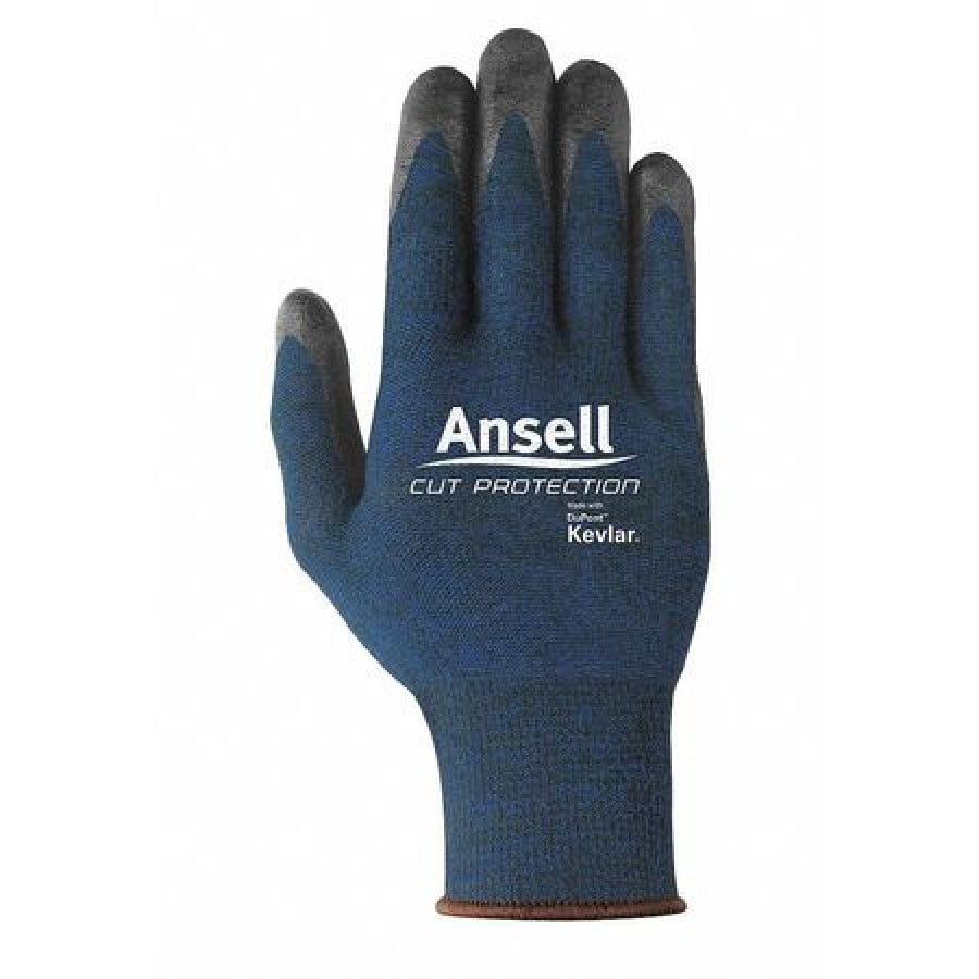ANSELL 97505 Cut Resistant Coated Gloves, A4 Cut Level, Nitrile, XL, 1