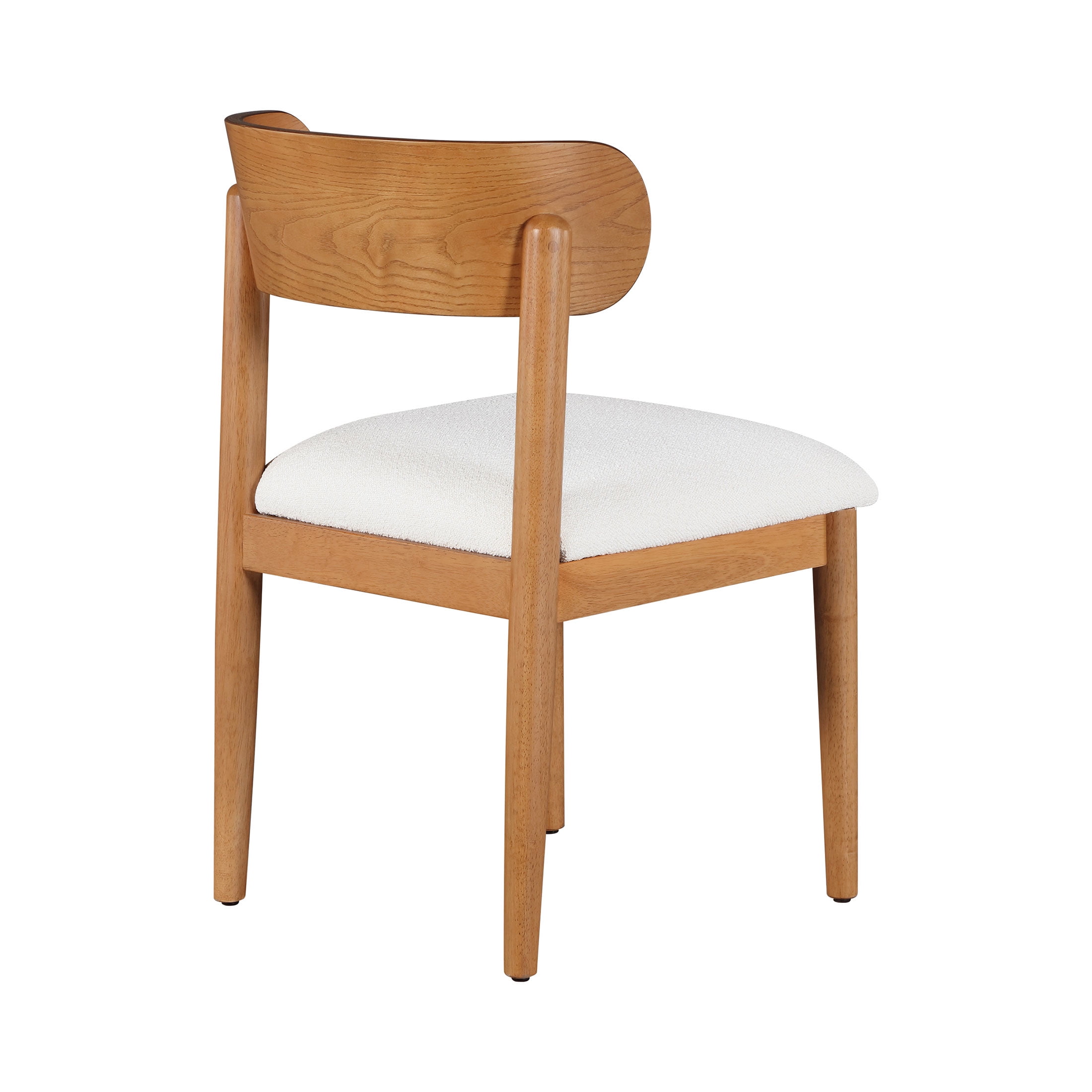 Beautiful Drew Dining Room Chair by Drew Barrymore, Warm Honey Finish, 2 Pack