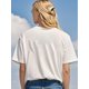 thumbnail image 2 of Women's Spring/Summer Fashion T-Shirt - Casual Round Neck with "LOVE" & Heart Print, Breathable Non-Transparent, Geometric Pattern, Ideal for Daily Wear & Valentine's Day Gift, 2 of 6