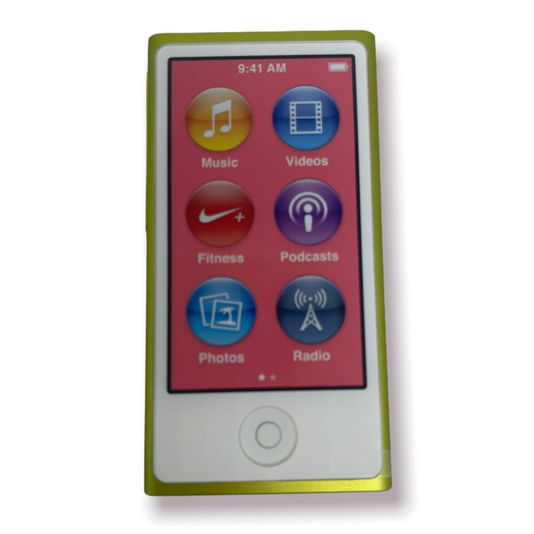Pre-Owned Apple iPod Nano 7th Gen 16GB Yellow | MP3 Audio Pre-Owned Apple iPod Nano 7th Gen 16GB Yellow | MP3 Audio