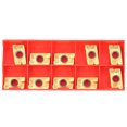 thumbnail image 2 of Cemented Carbide Milling Insert Carbide Milling Insert Milling Insert 10Pcs Cemented Carbide Milling Insert PVD Coating APMT1604 PDER DP5320 Hardware Supplies, 2 of 8