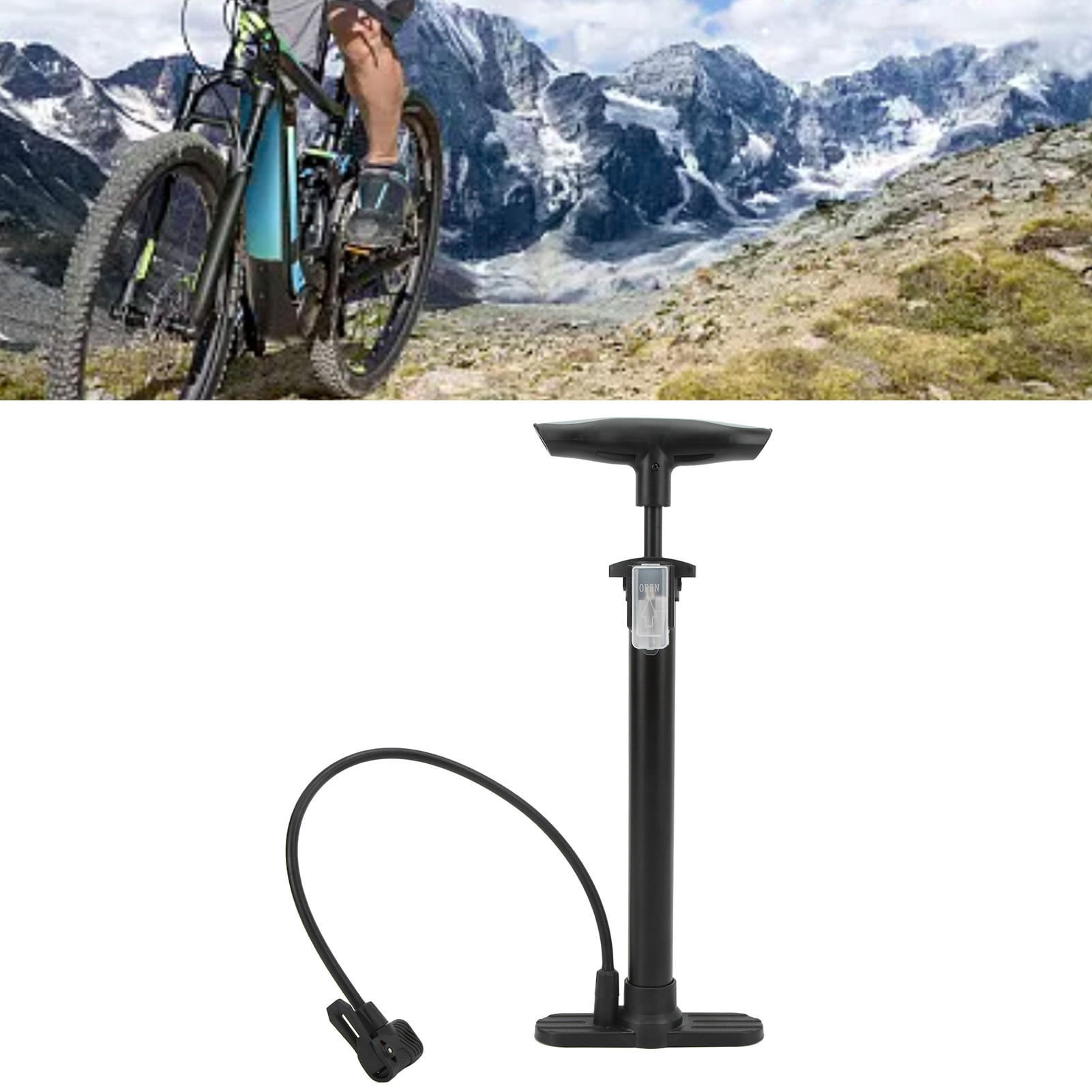 Bike Pump Floor Bicycle Tire Pump Ball Pump Inflator Bicycle Floor Pump With High Pressure Presta Schrader For Bike Motorcycle Car Ball Walmart