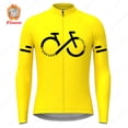 thumbnail image 5 of Maillot de ciclismo de manga larga de invierno, chaqueta de polar cálida para bicicleta, ropa para deportes al aire libre para hombre, ropa para ciclismo de montaña o de carretera, 5 of 5