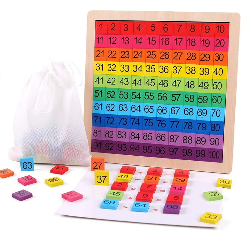 Wooden numbers table, Wood N Toys