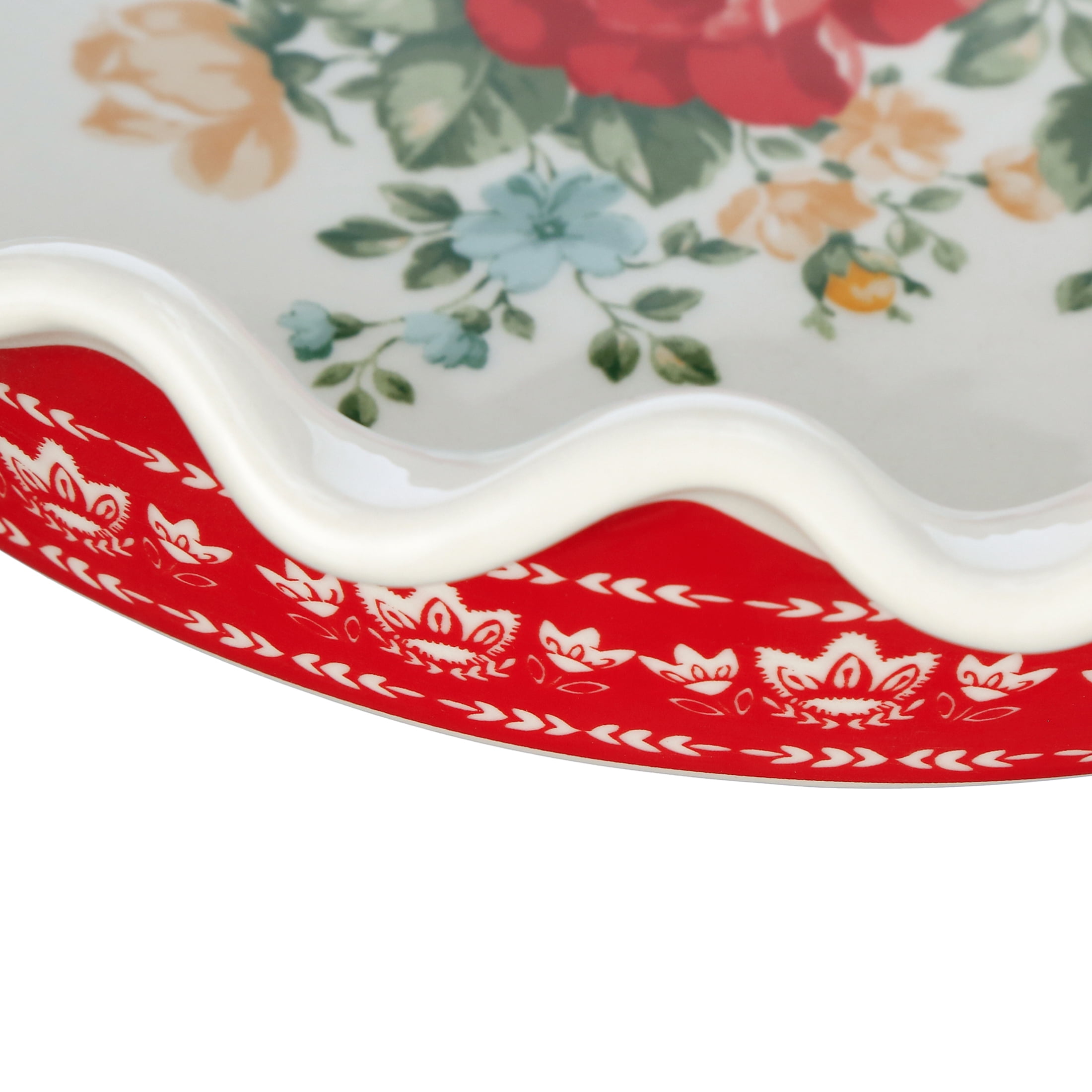 The Pioneer Woman Vintage Floral 9" Stoneware Pie & Tart Pan
