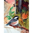 thumbnail image 1 of Fence Sitter Chickadee Flag Garden Size, 1 of 1