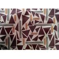 thumbnail image 4 of oneOone Cotton Silk Fabric Triangle & Line Geometric Print Fabric By The Yard 42 Inch Wide, 4 of 4