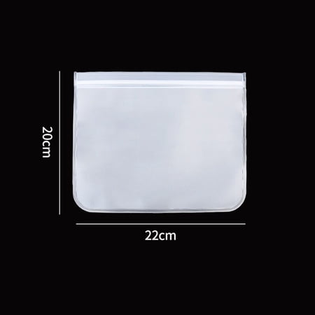 Reusable Thick Silicone Food Storage Bag Freezer Bag Leak Proof Sealed Bags/New