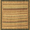 thumbnail image 1 of Ahgly Company Indoor Square Oriental Brown Modern Area Rugs, 7' Square, 1 of 4