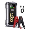 thumbnail image 1 of Arrancador de coche WHZOHCAR 12 V 4000 A con pantalla LCD y luz LED, 1 of 9